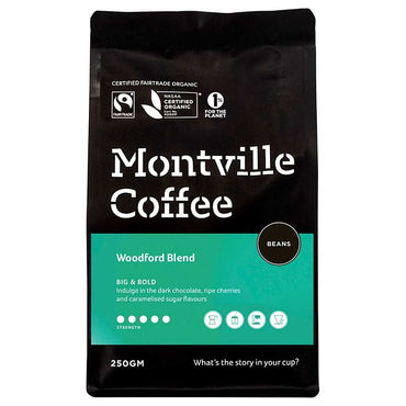 Montville Coffee Beans Woodford Blend 250g